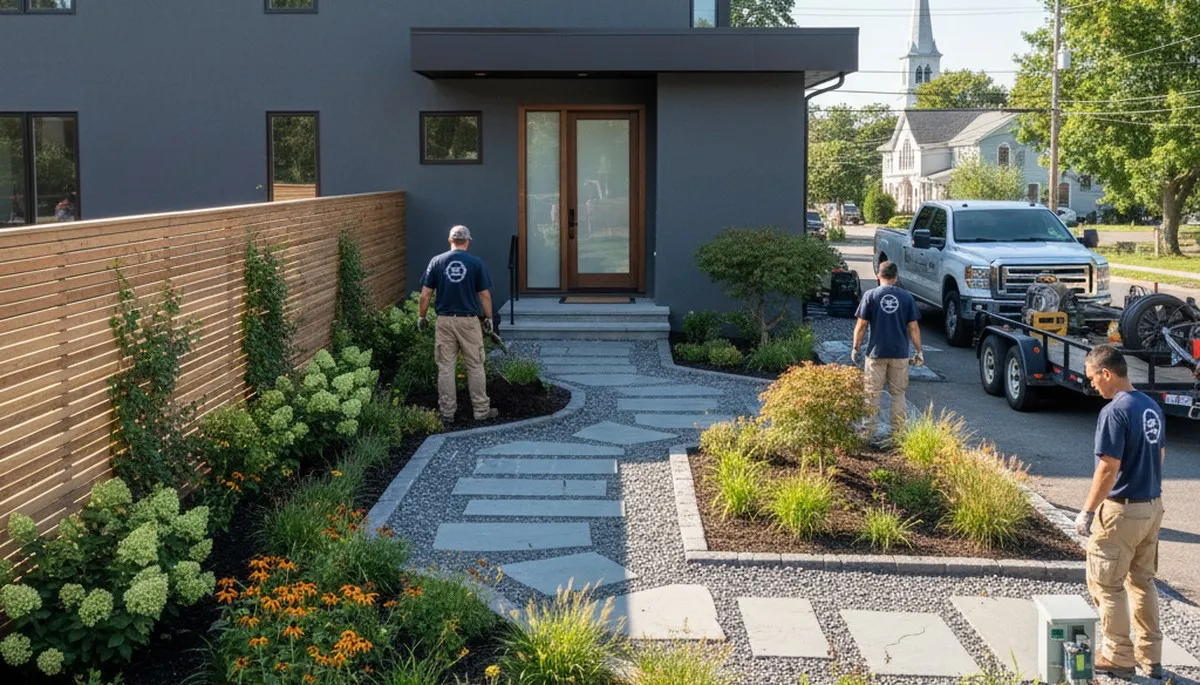 Landscaping services in Saugus, MA for residential yards and outdoor property maintenance