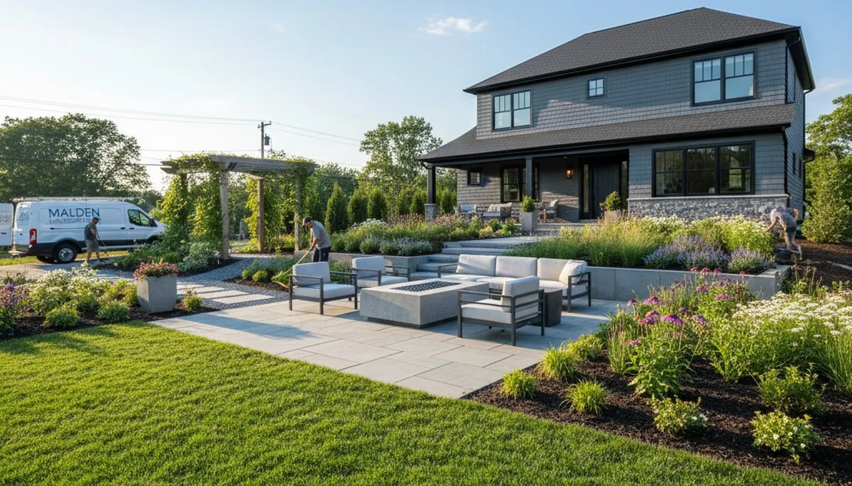 Landscaping services in Saugus, MA for lawn care, garden design, and property maintenance